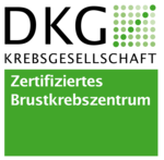 Logo DKG zertifiziertes Brustkrebszentrum